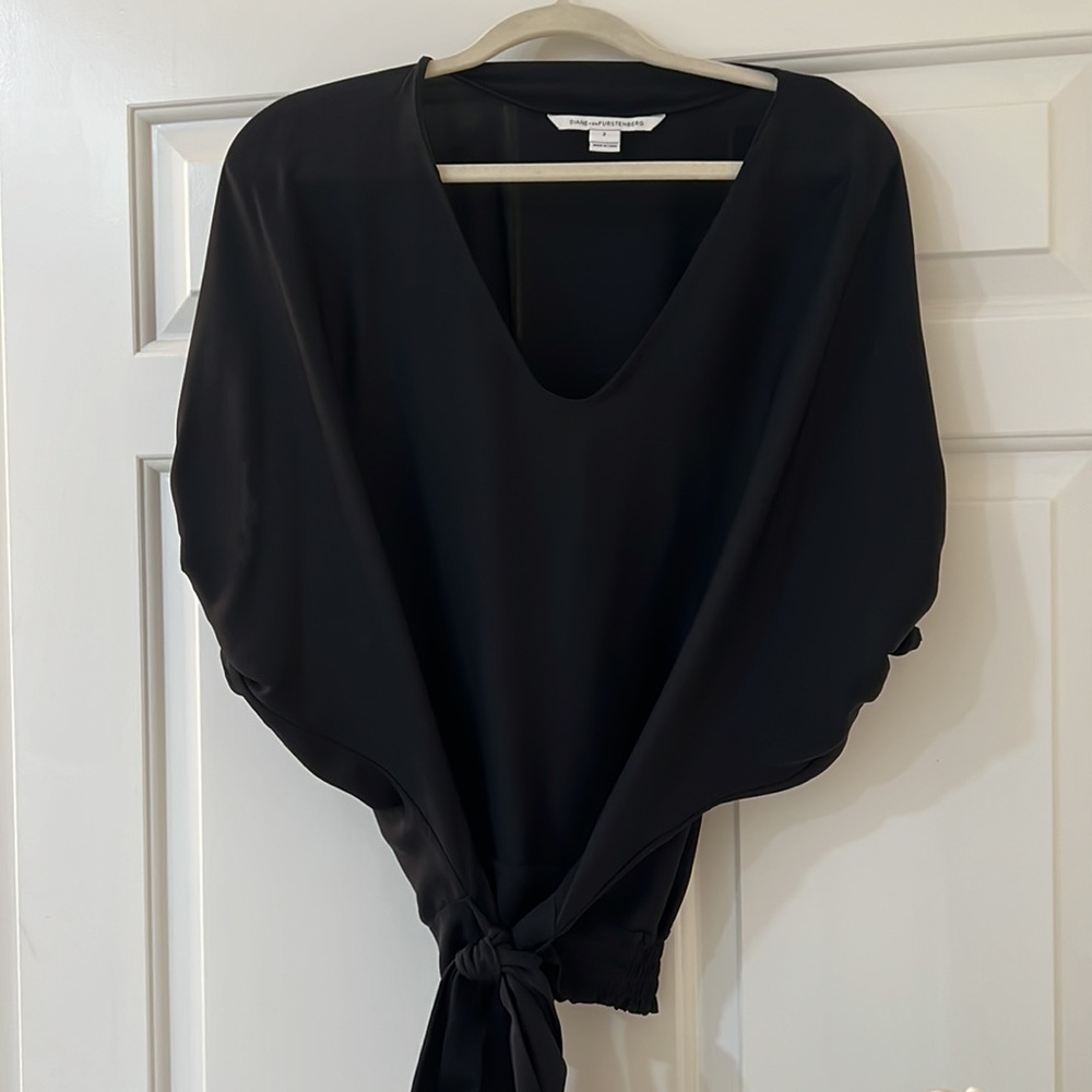 Diane Von Furstenberg Silk Edna Blouse - Picture 2 of 8